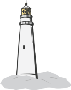 Lighthouse illustration symbolizing guidance, featured at Elevate Your Organization's Culture and Performance With CEEK.