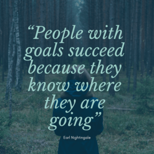 Inspirational quote on success and goals by Earl Nightingale, featured at Elevate Your Organization's Culture and Performance With CEEK.