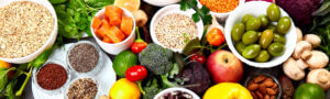 Healthy food ingredients selection, featuring grains, vegetables, and fruits, from Elevate Your Organization's Culture and Performance With CEEK.